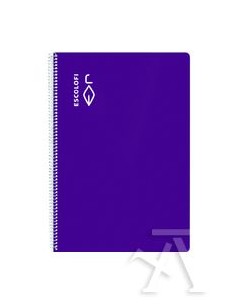 PAQ 5 BLOC Fº 50H 70G MILIMETRADO 2X2X16 ESCOLOFI VIOLETA